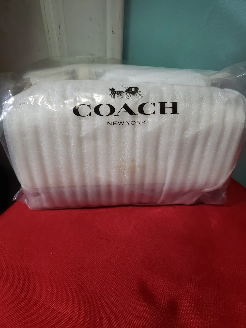 Coach crossbody white
